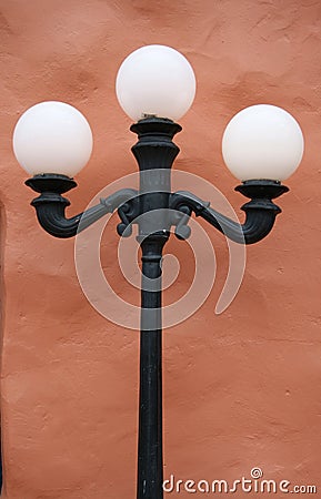 Southwestern lamp post Stock Photo