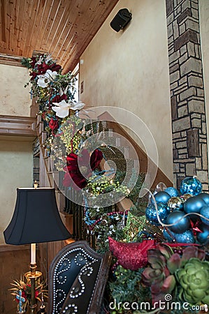 Southwestern themed home Stock Photo