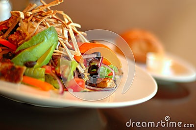 Southwestern vegan salad Stock Photo