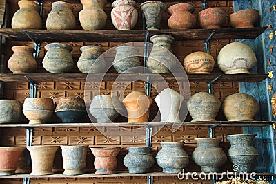 Souvenir Ancient Earthenware Stock Photo