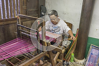 Souvenir factory of persons with disabilities Editorial Stock Photo