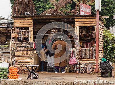 Souvenir Shop in South Africa Editorial Stock Photo