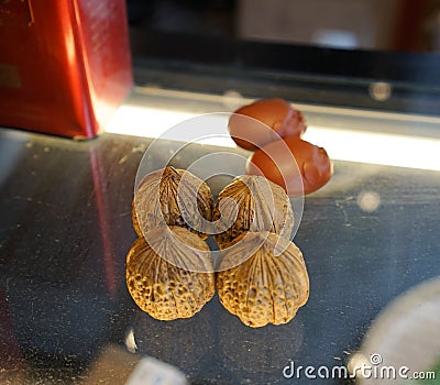 Souvenir shops at ancient town in Chengdu, China Stock Photo