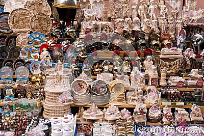 Souvenir stall, rome Editorial Stock Photo