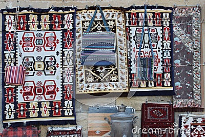 Souvenir stand in Baku old town Stock Photo