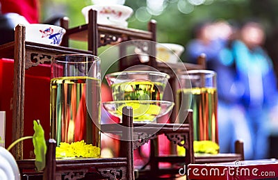 Souvenir at Walking street in Chengdu, China Stock Photo