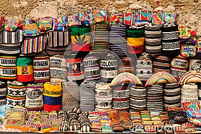 Souvenirs from Colombia Stock Photo