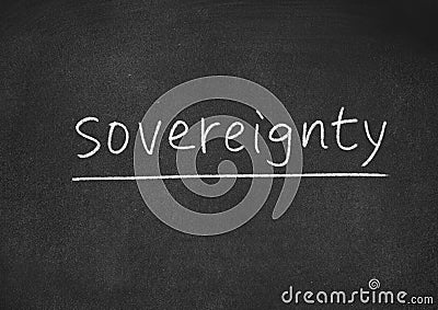 Sovereignty Stock Photo