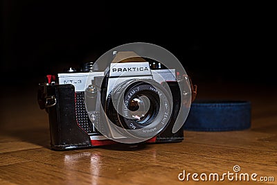 Soviet analog camera Editorial Stock Photo