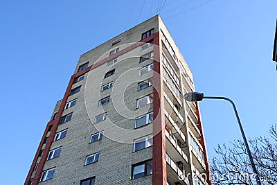 Soviet apartments Stock Photo