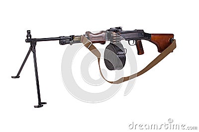 Soviet army machinegun RPD-44 Stock Photo