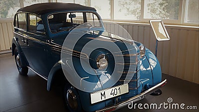 Auto Moskvich 401. Editorial Stock Photo