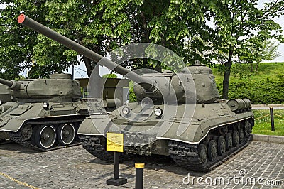 IS1 Soviet Heavy Tank Editorial Stock Photo