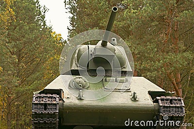 Soviet T34 tank, the legend of World War II Stock Photo