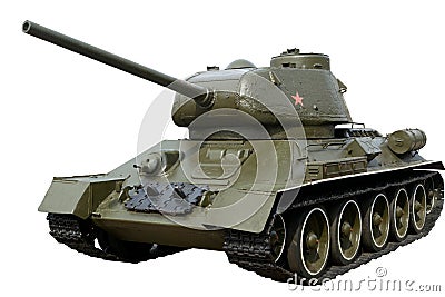 Soviet tank T-34-85 of the world war II Stock Photo