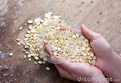 Soy beans Stock Photo