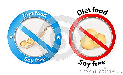 Soy free Vector Illustration