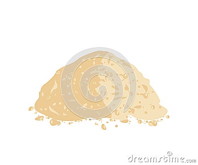 Soy Powder Flour Vector Illustration