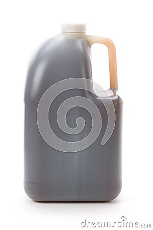 Soy Sauce Bottle Stock Photo