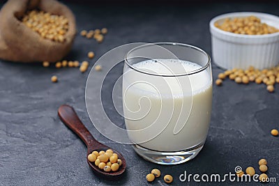 Soya bean milk Stock Photo