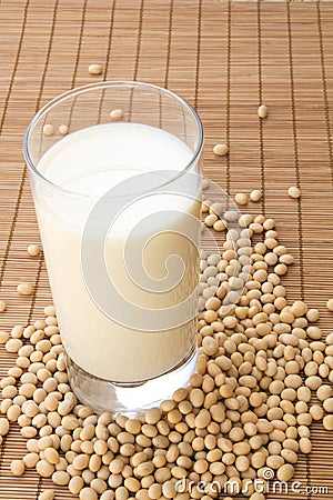 Soya milk Stock Photo