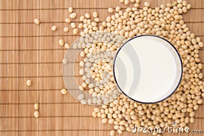 Soya milk Stock Photo