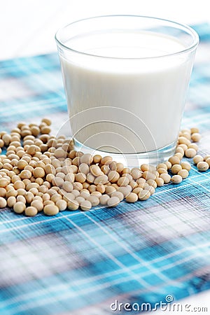 Soya milk Stock Photo