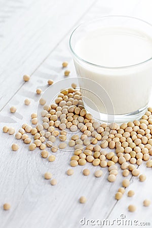 Soya milk Stock Photo