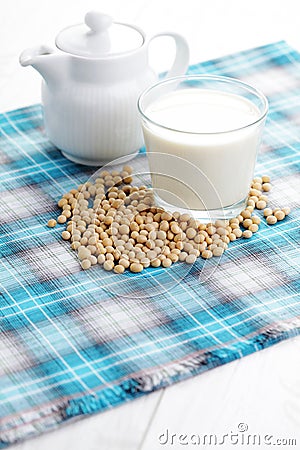 Soya milk Stock Photo