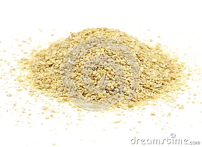 Soybean Meal Pile Stock Photo