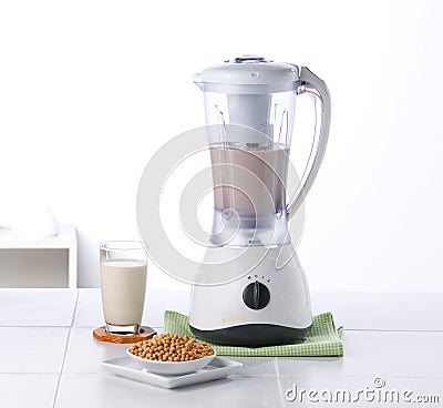 Soybean milk maker machine Stock Photo
