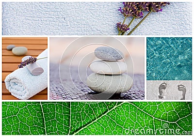 Spa background tranquil scene Stock Photo