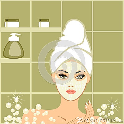 Spa beauty Vector Illustration