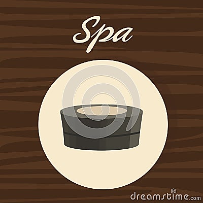 Spa center and healthy lifestyle design Vector Illustration