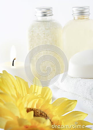 Spa collection Stock Photo