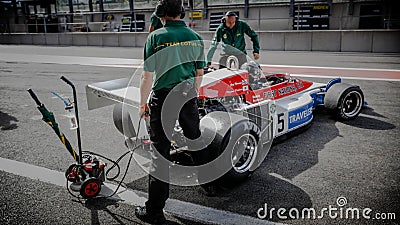 In Spa Francorchamps the Spa Six Hours FIA Masters Historic Formula One Championship Editorial Stock Photo