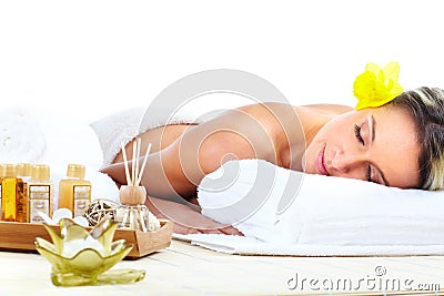 spa massage Stock Photo