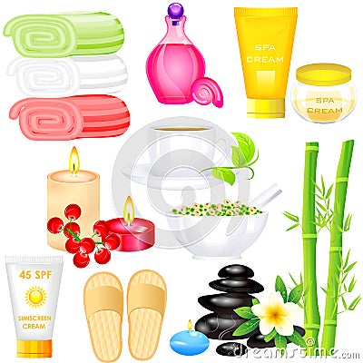 Spa Object Vector Illustration