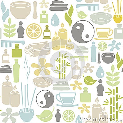 Spa pattern Vector Illustration