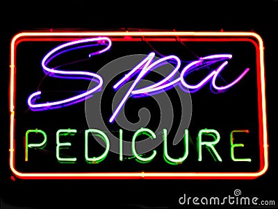 Spa Pedicure Stock Photo