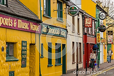 Spa Road. Dingle. Ireland Editorial Stock Photo