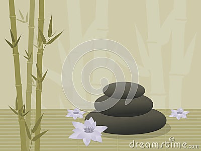 Spa rocks Vector Illustration