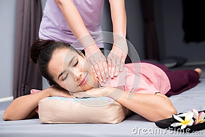 Spa and Thai massage Stock Photo
