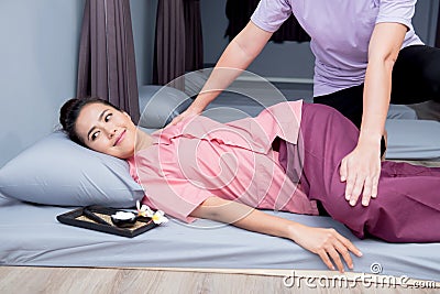 Spa and Thai massage Stock Photo