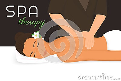 Spa therapy Vector Illustration
