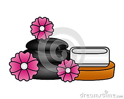 Spa treatment therapy Vector Illustration