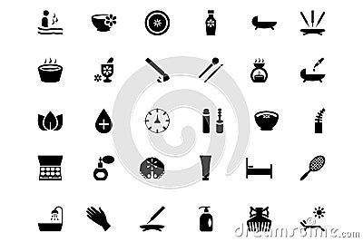 Spa Vector Icons 3 Stock Photo