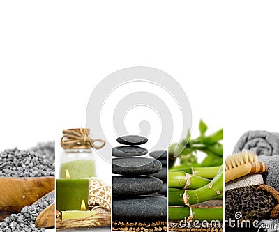 Spa Wellness Mix Stock Photo