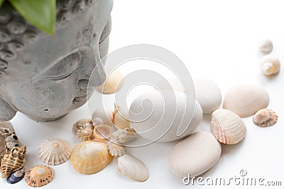 Spa and wellness still life objects Stock Photo