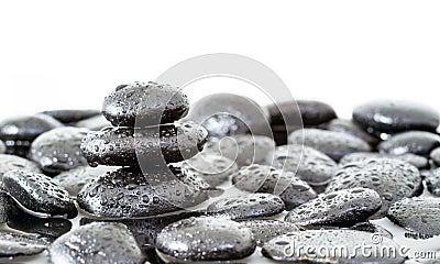 Spa Zen Stones Stock Photo